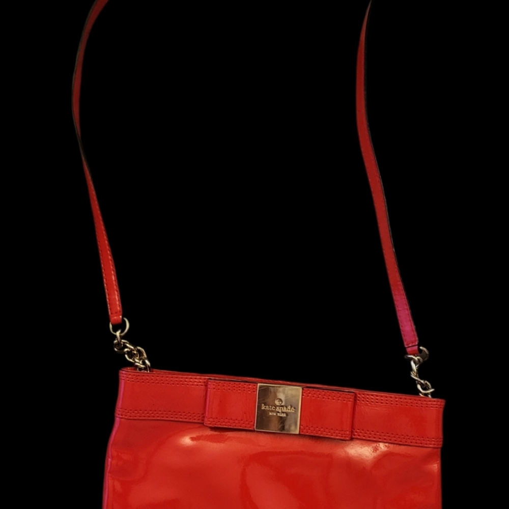 Kate Spade Glossy Red Crossbody Bag